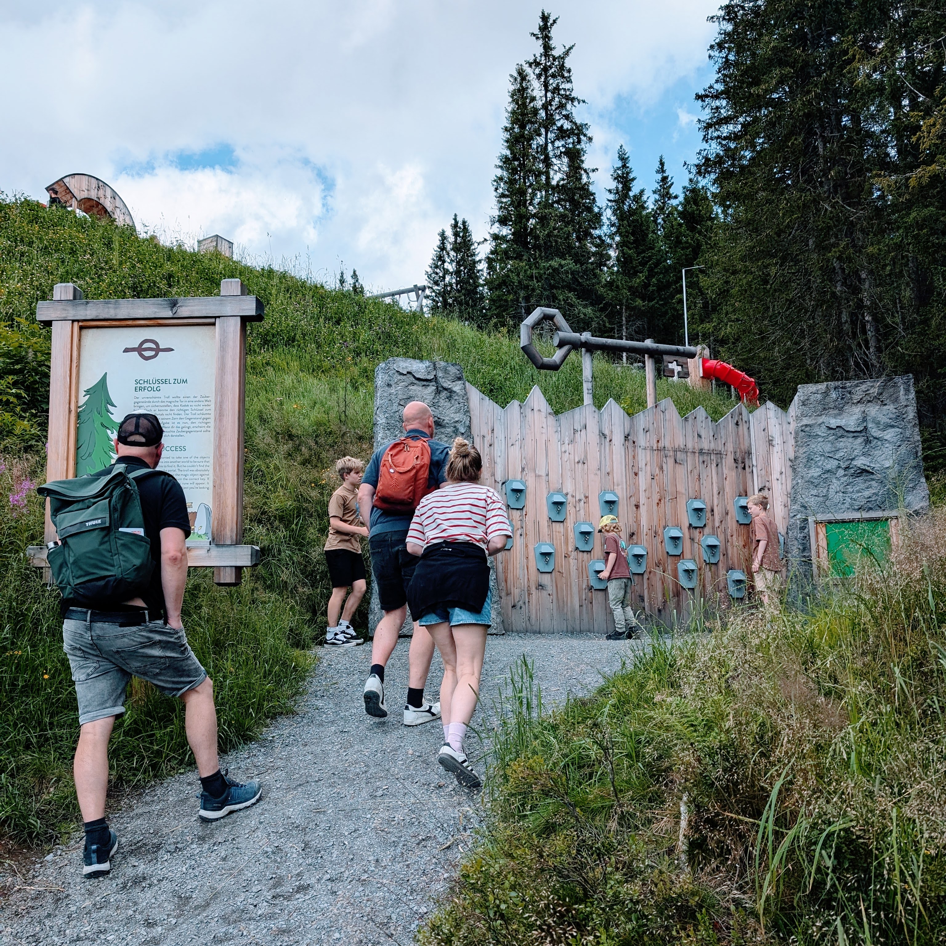 Puzzelroute voor kinderen in Saalbach Hinterglemm